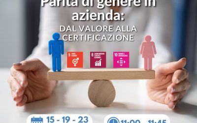 Webinar: Parità di genere in azienda: dal valore alla certificazione – Festival dello sviluppo sostenibile 2025